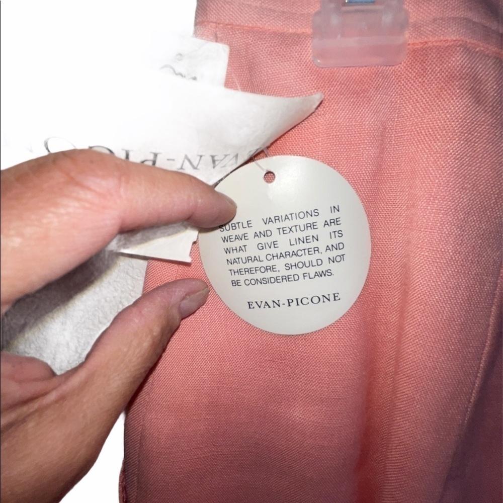 NWT- Evan Picone Linen Blend skirt. Size 10 - Picture 6 of 8